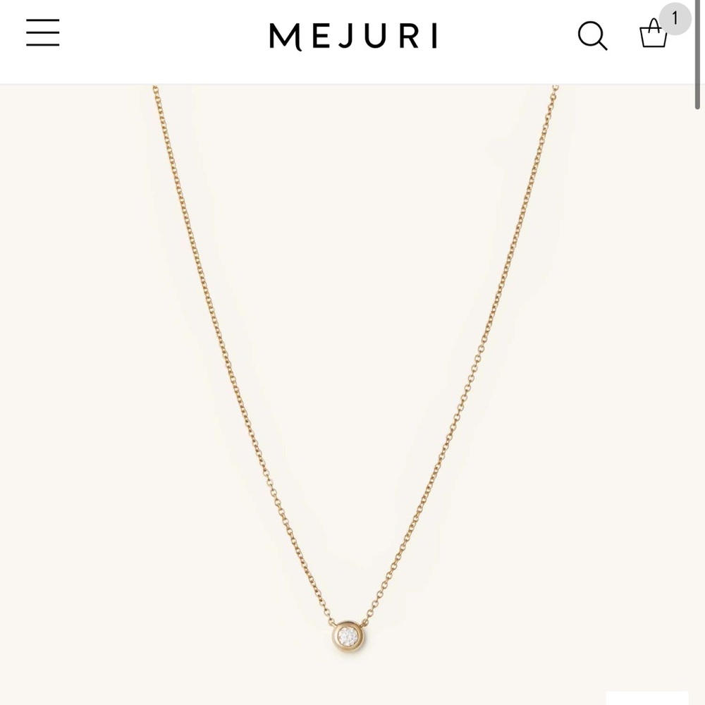 Mejuri Diamond Pendant